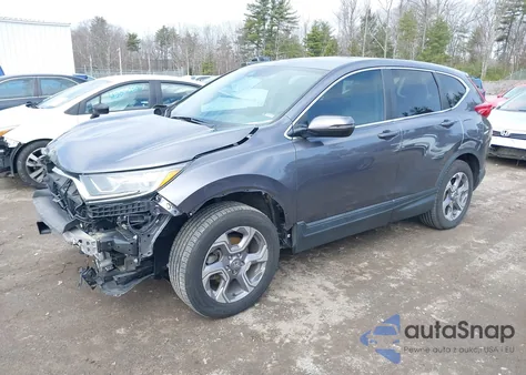 2019 Honda Cr-V Ex-L из США, поврежденный, VIN 7FARW2H80KE059389